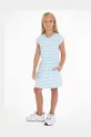 μπλε Παιδικό βαμβακερό φόρεμα Tommy Hilfiger Για κορίτσια