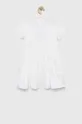 Tommy Hilfiger sukienka bawełniana dziecięca biały