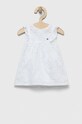Φόρεμα μωρού Tommy Hilfiger στρογγυλό λευκό KN0KN01628.PPYX