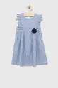 μπλε Παιδικό λινό φόρεμα Birba&Trybeyond Για κορίτσια