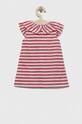 Dětské bavlněné šaty Birba&Trybeyond 999.65314.00.80.98 červená SS23