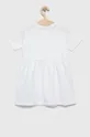Calvin Klein Jeans sukienka dziecięca biały