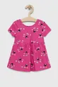 рожевий Дитяча бавовняна сукня GAP x Disney Для дівчаток
