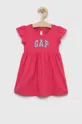 ροζ Παιδικό βαμβακερό φόρεμα GAP Για κορίτσια
