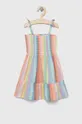 барвистий Дитяча льняна сукня GAP Для дівчаток
