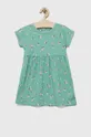 πράσινο Παιδικό βαμβακερό φόρεμα GAP Για κορίτσια