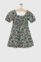 šarena Dječja pamučna haljina GAP Za djevojčice