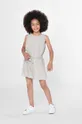 beżowy Michael Kors sukienka dziecięca Dziewczęcy