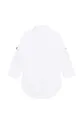 λευκό Παιδικό βαμβακερό φόρεμα Karl Lagerfeld