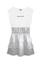 Dievčenské šaty Karl Lagerfeld sivá