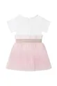 Παιδικό φόρεμα Karl Lagerfeld ροζ