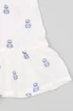 bela Otroška bombažna obleka zippy