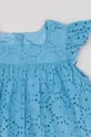 modrá Detské bavlnené šaty zippy
