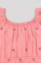 roza Otroška bombažna obleka zippy