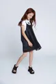 серый Детское платье Dkny Для девочек