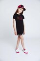 Dkny rochie din bumbac pentru copii mini negru D32873.156.162