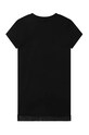 Fete Dkny rochie din bumbac pentru copii D32873.156.162 negru