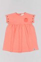 zippy vestito in cotone neonata mini arancione ZBGAP0501.23016