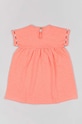 zippy vestito in cotone neonata ZBGAP0501.23016 arancione SS23