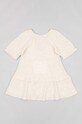 zippy rochie din bumbac pentru copii midi bej ZKGAP0501.23035
