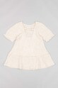 zippy rochie din bumbac pentru copii ZKGAP0501.23035 bej SS23