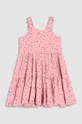 Dívčí šaty Coccodrillo ostrá růžová