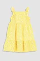 Παιδικό φόρεμα Coccodrillo κίτρινο