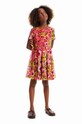 Desigual sukienka dziecięca wzorzyste multicolor 23SGVK08