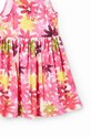Дівчинка Дитяча бавовняна сукня Desigual 23SGVK02 рожевий