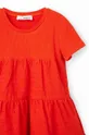 Παιδικό φόρεμα Desigual πορτοκαλί