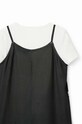 Fete Desigual rochie fete 23SGVW03 alb