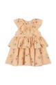 Konges Sløjd sukienka bawełniana dziecięca KS4522 różowy SS23