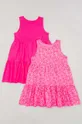 рожевий Дитяча бавовняна сукня zippy 2-pack Для дівчаток