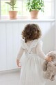 That's mine rochie din bumbac pentru bebeluși 9028 mini gri 009028