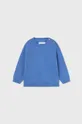 plava Dječji pamučni pulover Mayoral Za dječake