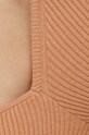 Calvin Klein sweter z domieszką wełny K20K205096.PPYX pomarańczowy