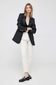 Ζακέτα από μίγμα μαλλιού Calvin Klein K20K205446.PPYX μαύρο SS23