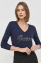 granatowy Guess sweter Damski