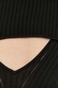 Guess longsleeve z domieszką jedwabiu W3RR32.Z30L1 czarny