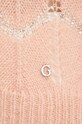 Guess sweter z domieszką wełny W3RR13.Z35C0 pomarańczowy
