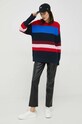 Μάλλινο πουλόβερ Tommy Hilfiger WW0WW38786.PPYX πολύχρωμο SS23
