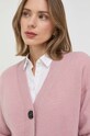 Weekend Max Mara kardigan z domieszką wełny różowy 2353410337600