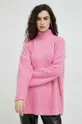 ροζ Μάλλινο πουλόβερ Samsoe Samsoe