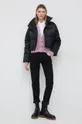 Βαμβακερή ζακέτα Calvin Klein Jeans μωβ
