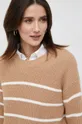 brązowy GAP sweter bawełniany