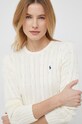 Polo Ralph Lauren pulover de bumbac 211891640 bej