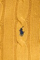 Βαμβακερό πουλόβερ Polo Ralph Lauren 211891640 κίτρινο