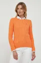 pomarańczowy Polo Ralph Lauren sweter bawełniany