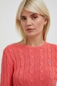 Polo Ralph Lauren sweter bawełniany pomarańczowy 211891640
