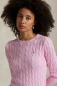Polo Ralph Lauren sweter bawełniany różowy 211891640